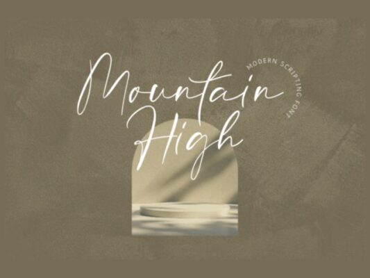 Mountain High Font